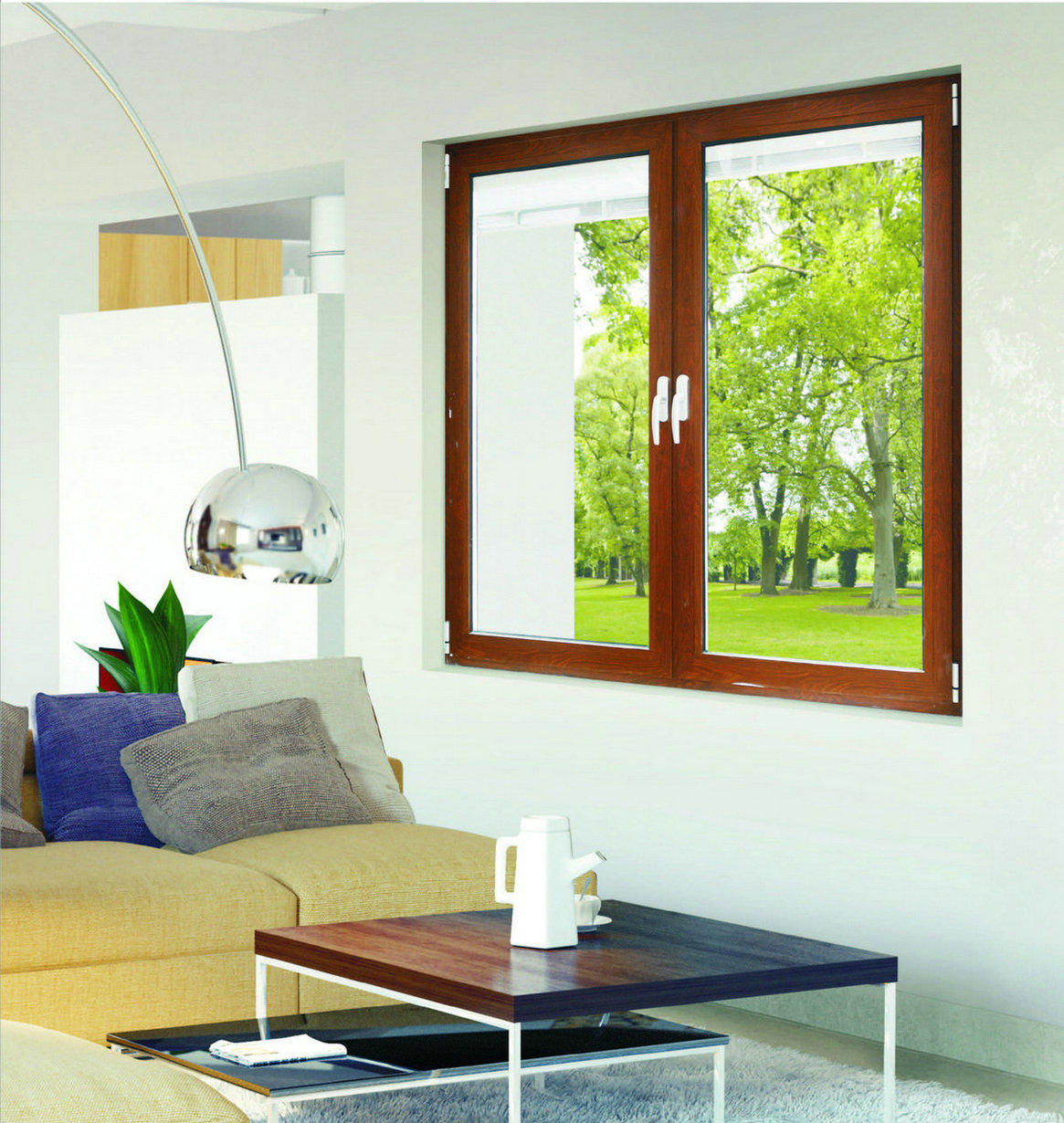 85GDF隔热窗纱一体